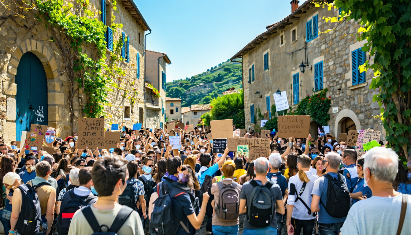à villefranche-de-rouergue, les habitants s'opposent fermement aux méthodes de contrôle de l'assainissement, soulevant des préoccupations sur la transparence et l'impact sur leur quotidien. découvrez comment cette mobilisation fait entendre leur voix face aux décisions qui les affectent.
